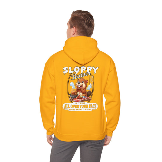 Sloppy Beaver BBQ Back Hooded Sweatshirt