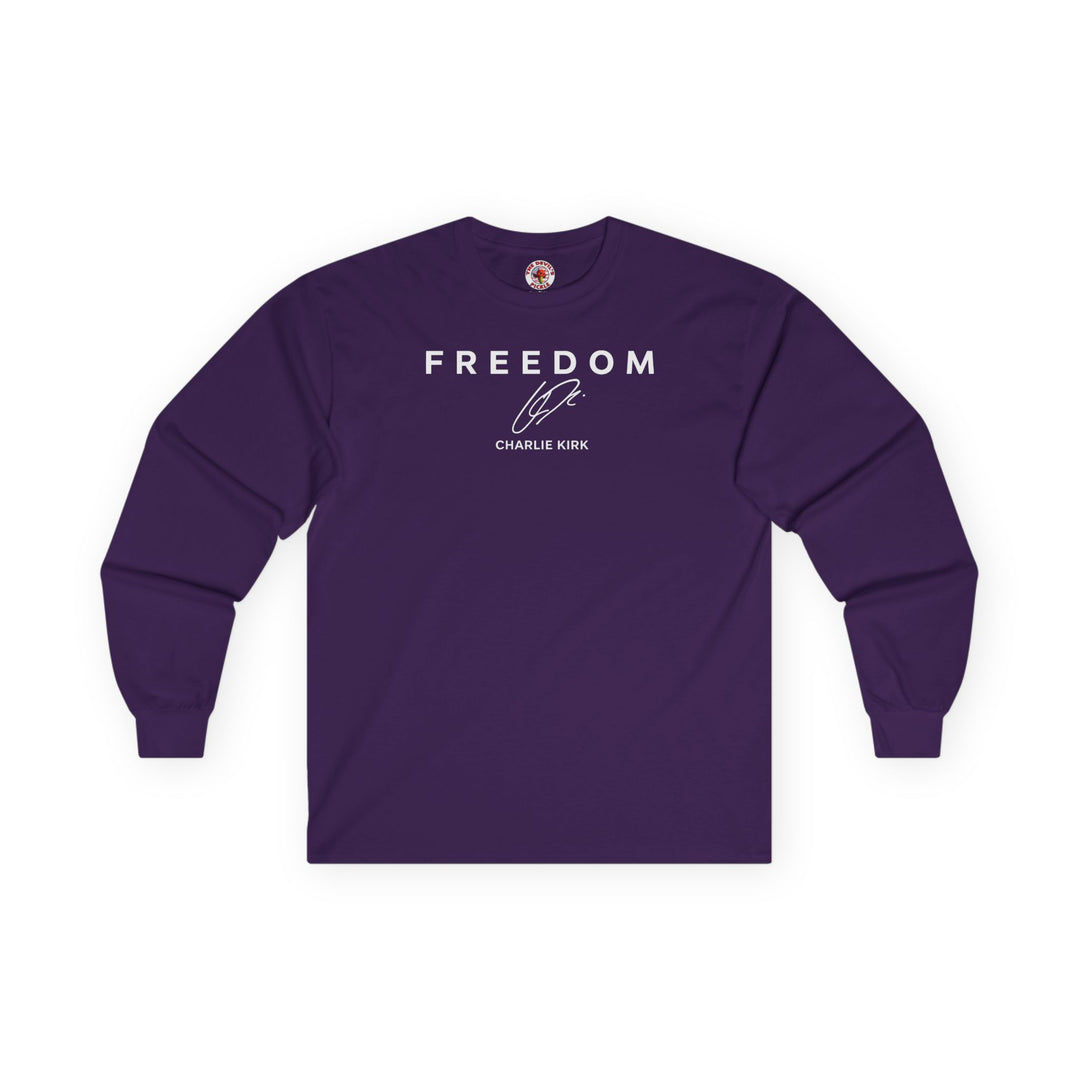 Charlie Kirk Freedom Long Sleeve Tee