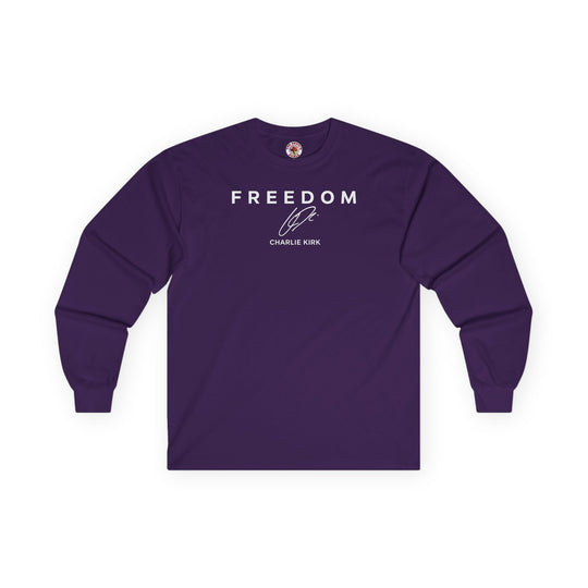 Charlie Kirk Freedom Long Sleeve Tee
