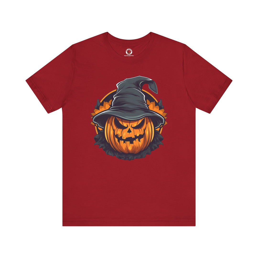 Scary Witch Pumpkin Halloween T-Shirt