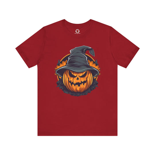 Scary Witch Pumpkin Halloween T-Shirt