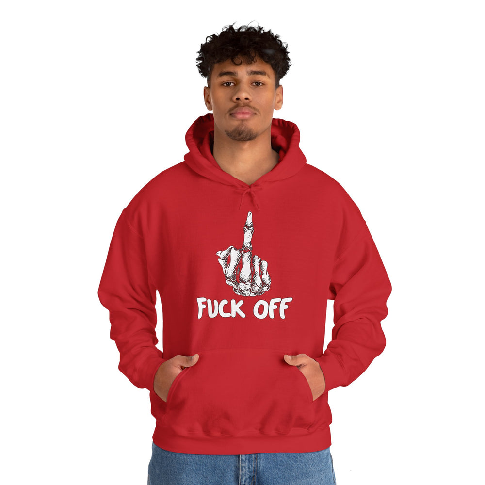 Fuck Off Finger Hooded Sweatshirt