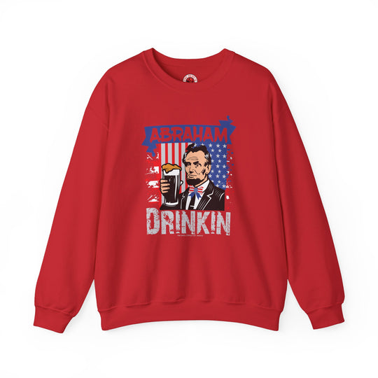 Abraham Drinking Crewneck Sweatshirt