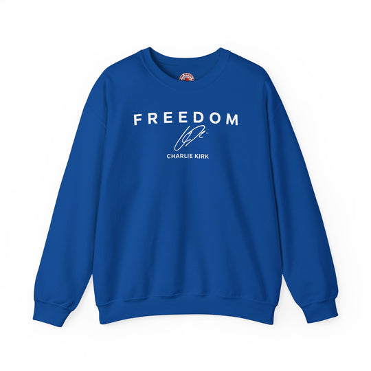 Charlie Kirk Freedom Crewneck Sweatshirt