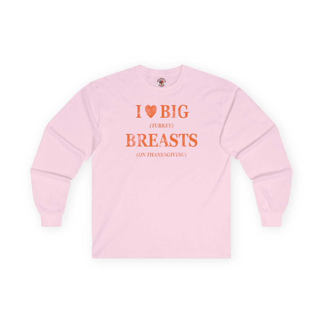 I Heart Big Breasts Long Sleeve Tee