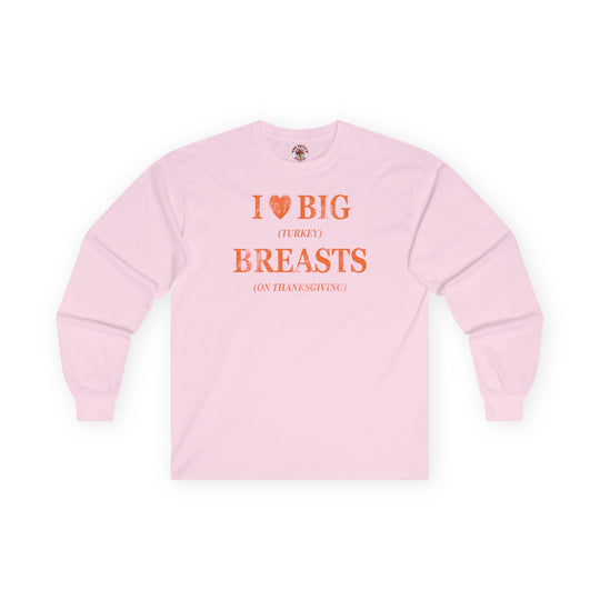 I Heart Big Breasts Long Sleeve Tee