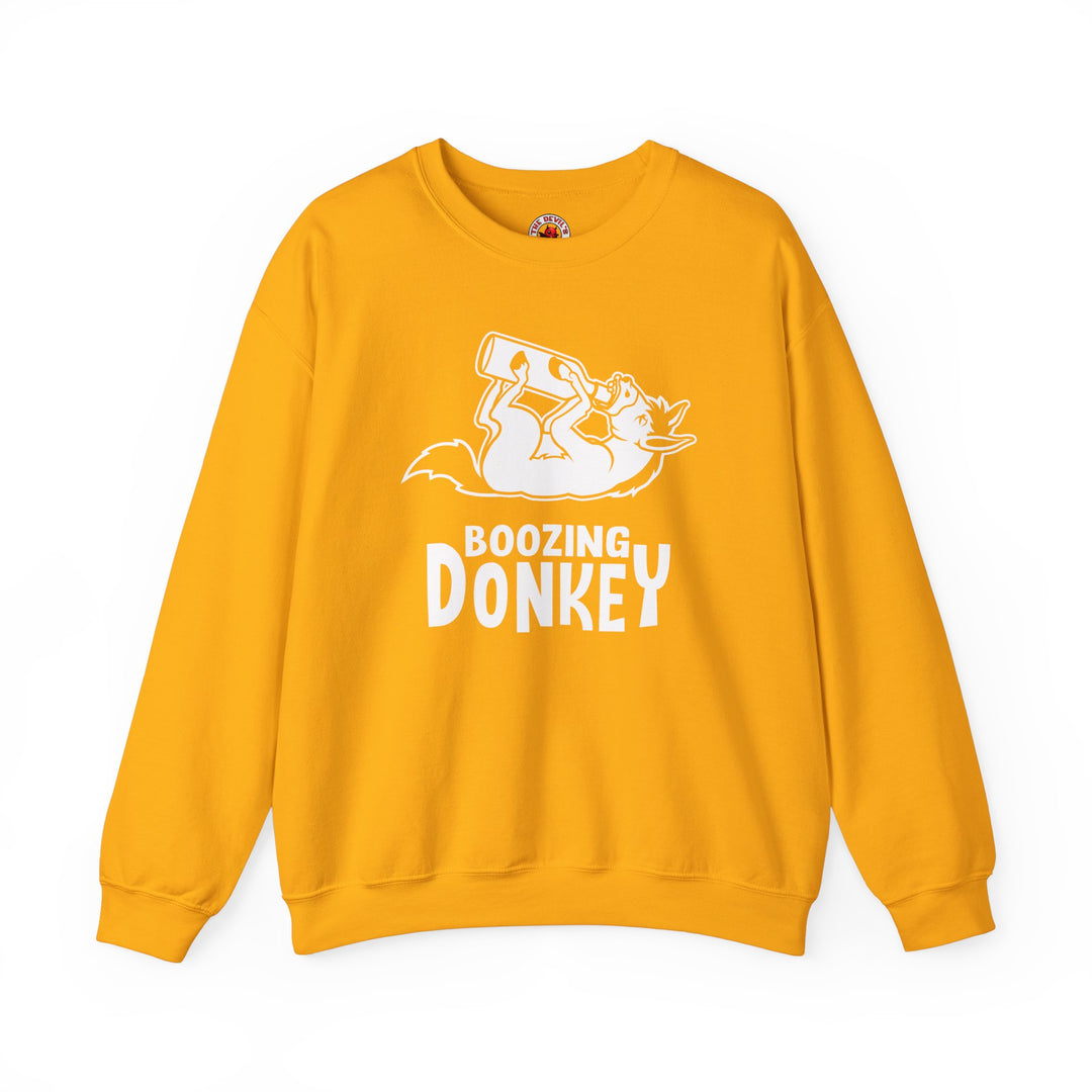 Boozing Donkey Crewneck Sweatshirt