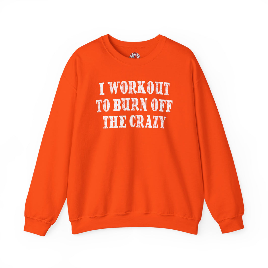 I Workout To Burn Off The Crazy Crewneck Sweatshirt