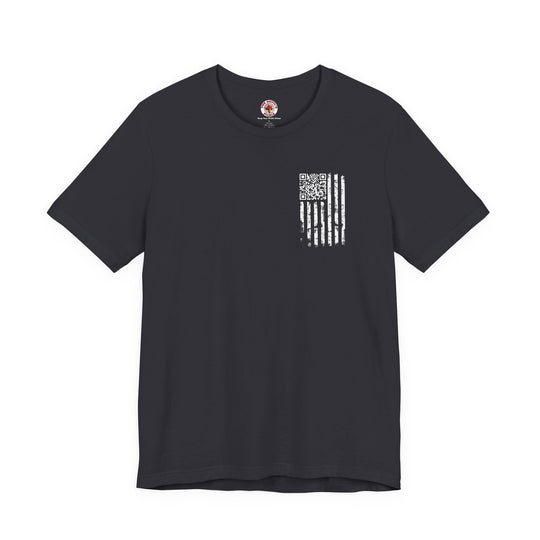 American Flag QR Code T-Shirt
