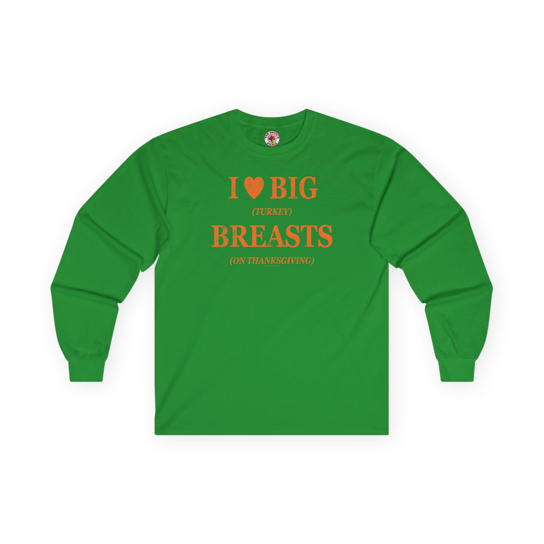 I Heart Big Breasts Long Sleeve Tee
