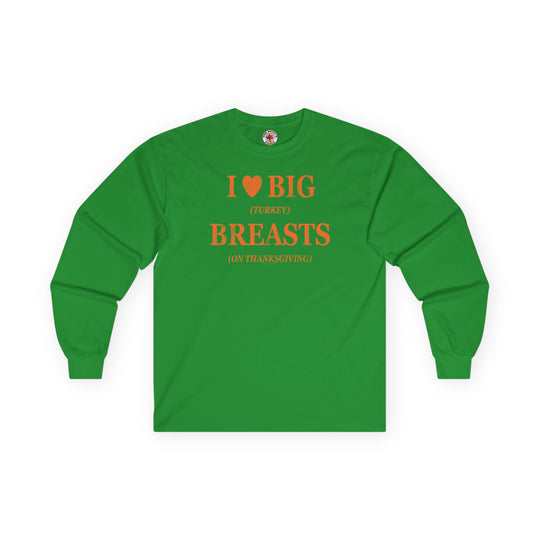 I Heart Big Breasts Long Sleeve Tee