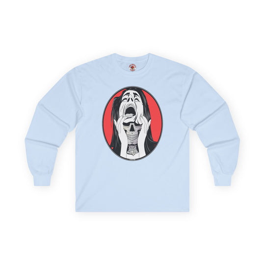Skull Woman Long Sleeve Tee