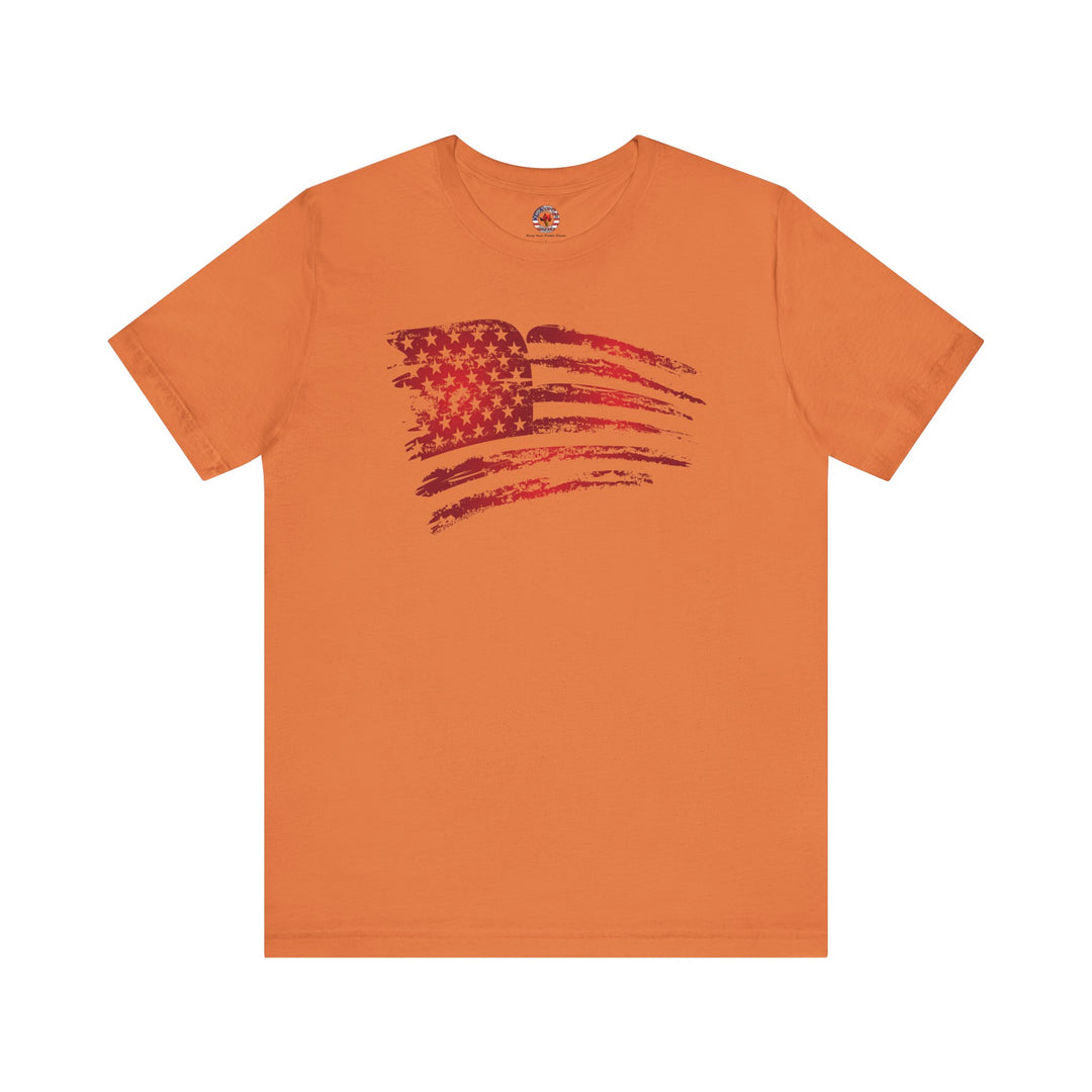 Red American Flag T-Shirt