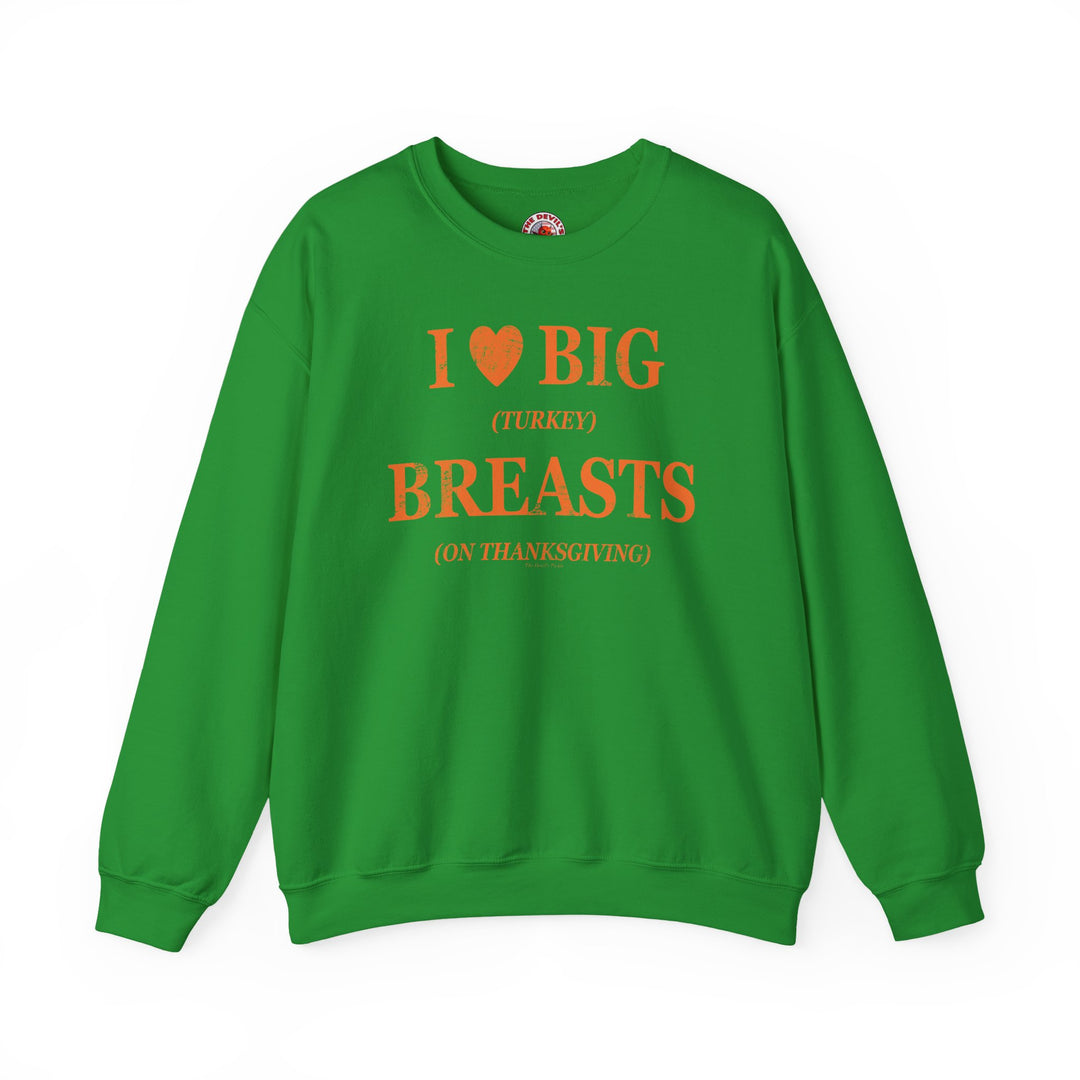 I Heart Big Breasts Crewneck Sweatshirt