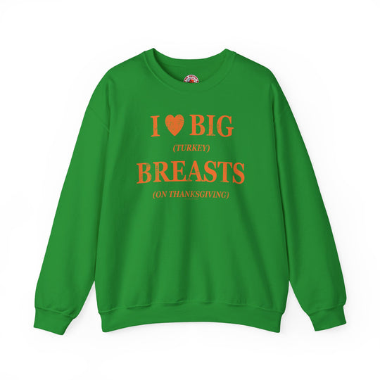 I Heart Big Breasts Crewneck Sweatshirt