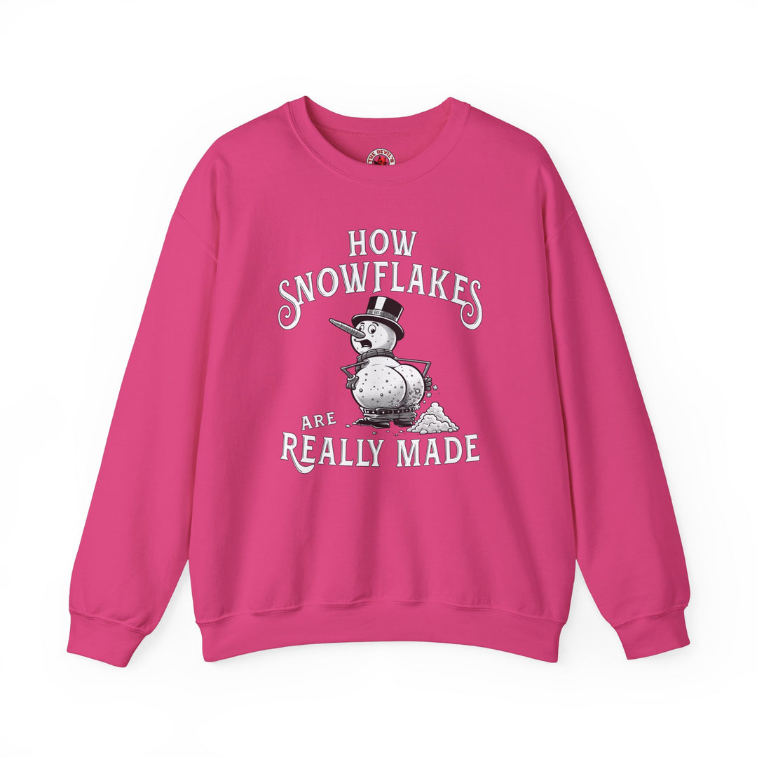 How Snowflakes Are Really Made Crewneck Sweatshirt