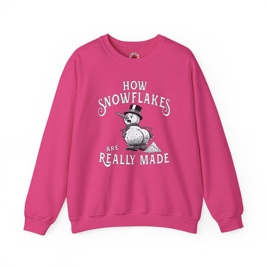 How Snowflakes Are Really Made Crewneck Sweatshirt