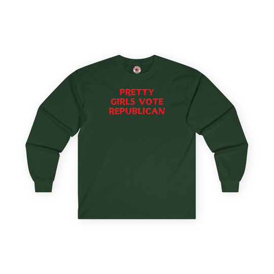 Pretty Girls Vote Republican Long Sleeve Tee