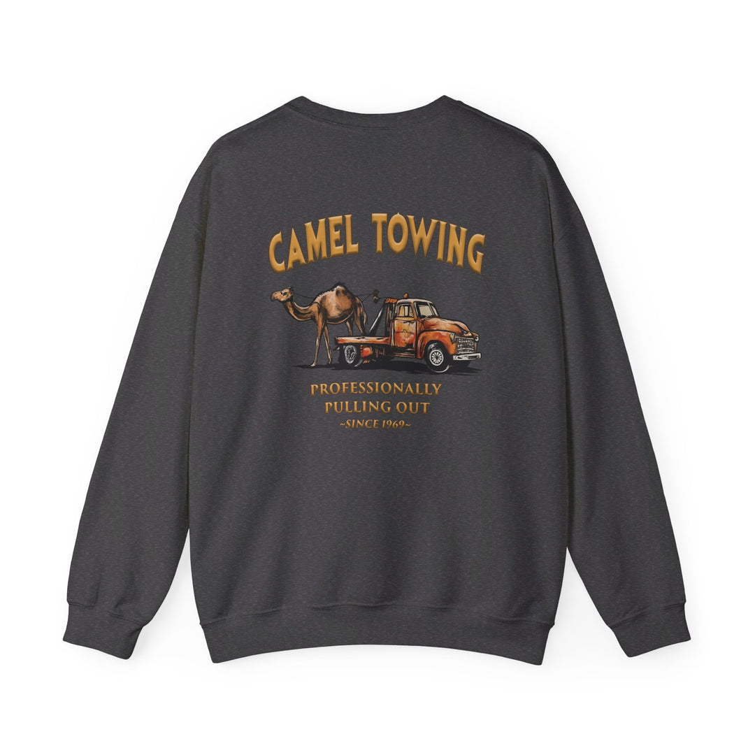 Camel Towing Back Crewneck Sweatshirt