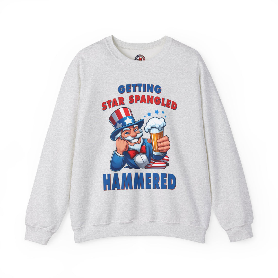 Star Spangled Hammered Crewneck Sweatshirt