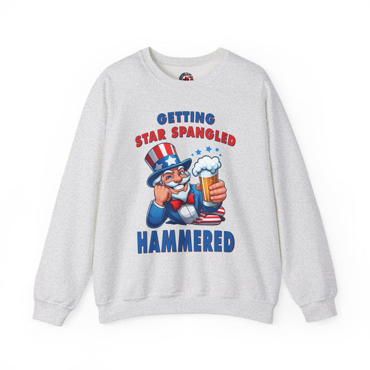 Star Spangled Hammered Crewneck Sweatshirt
