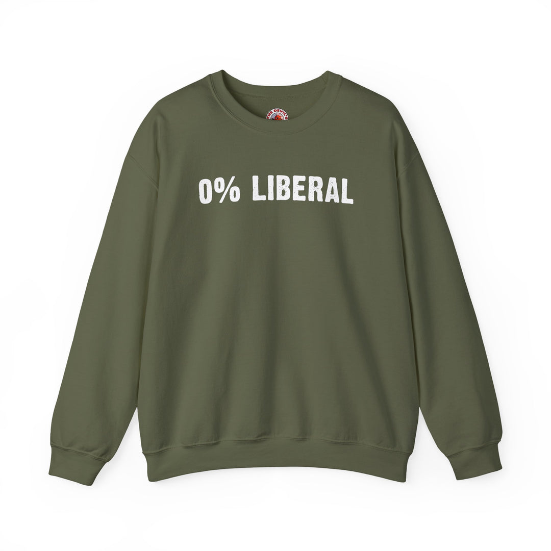 0% Liberal Crewneck Sweatshirt