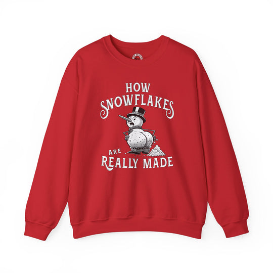 How Snowflakes Are Really Made Crewneck Sweatshirt