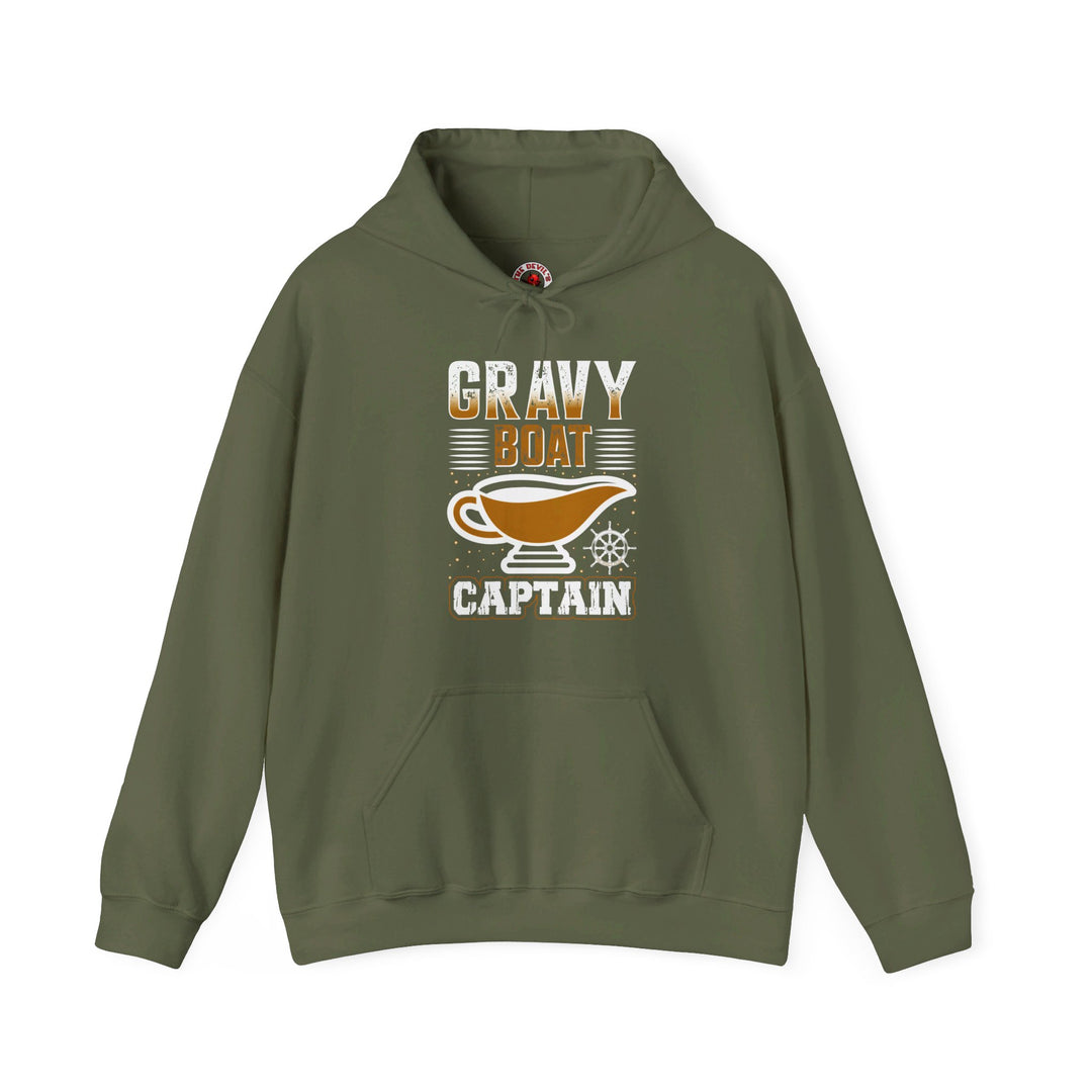 Gravy Boat Captain Hooded Sweatshirt