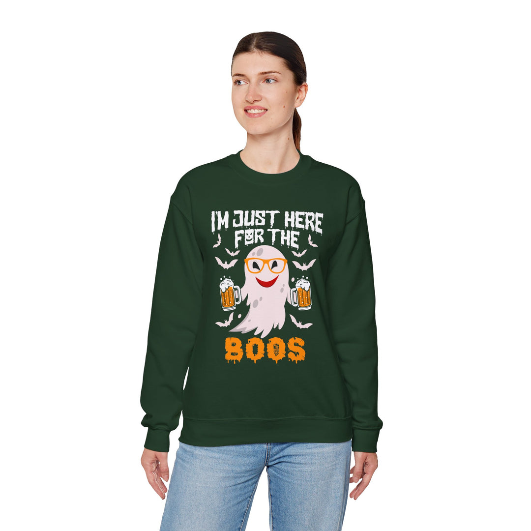 I'm Just Here For The Boos Crewneck Sweatshirt