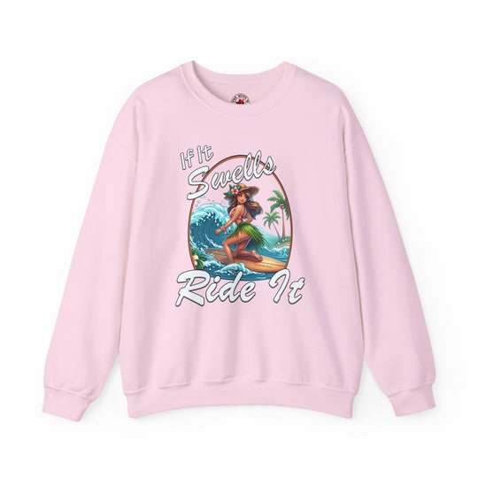 If It Swells Ride It Crewneck Sweatshirt