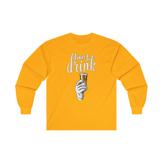 Time To Drink Long Sleeve Tee