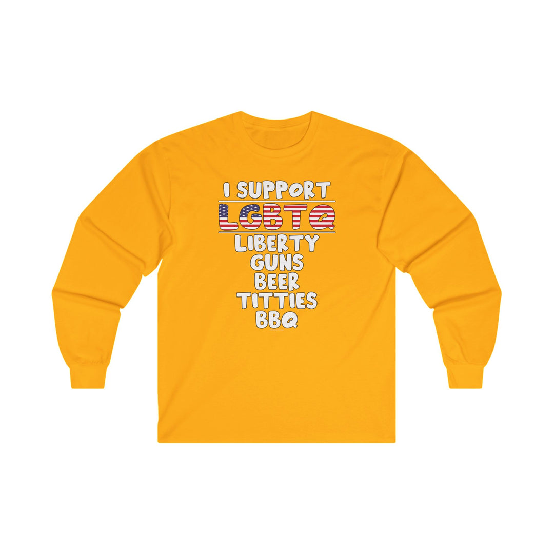 I Support LGBTQ Long Sleeve Tee