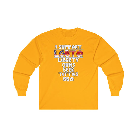 I Support LGBTQ Long Sleeve Tee