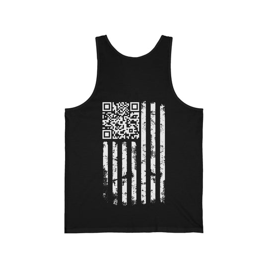 American Flag QR Code Tank Top