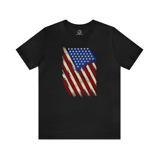 Distressed American Flag T-Shirt