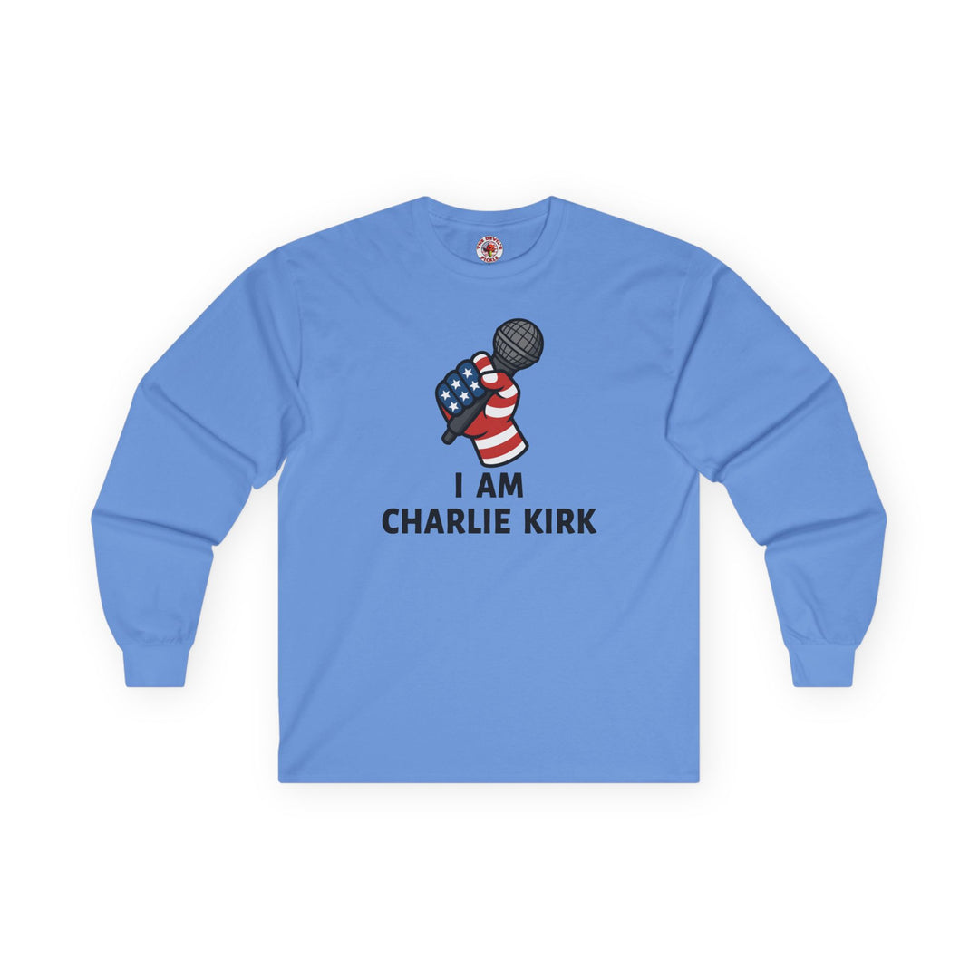 Charlie Kirk Mic Long Sleeve Tee