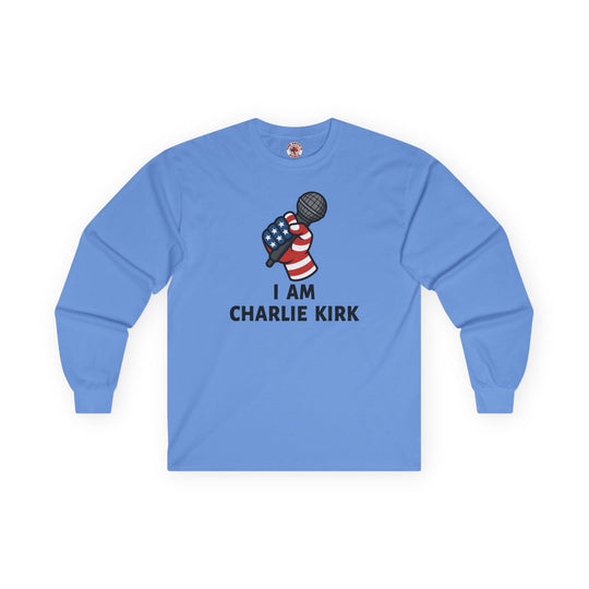 Charlie Kirk Mic Long Sleeve Tee