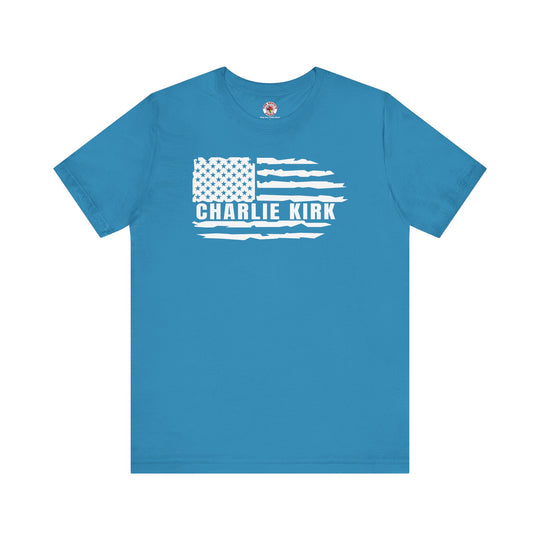 Charlie Kirk Flag T-Shirt