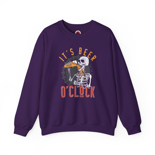 It's Beer O'Clock Skeleton Crewneck Sweatshirt