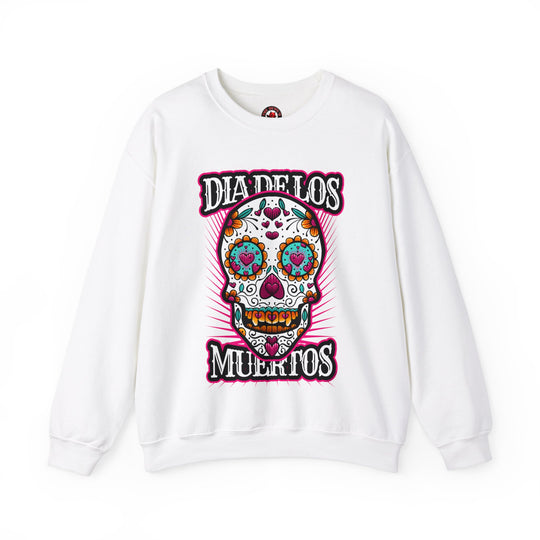 Dia De Los Muertos Skull Crewneck Sweatshirt