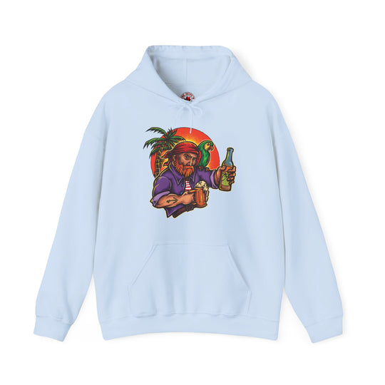 Sunset Pirate Beer Hooded Sweatshirt