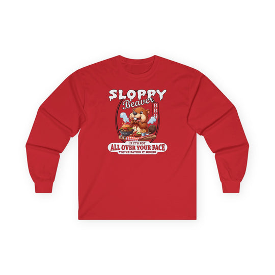 Sloppy Beaver BBQ Long Sleeve Tee