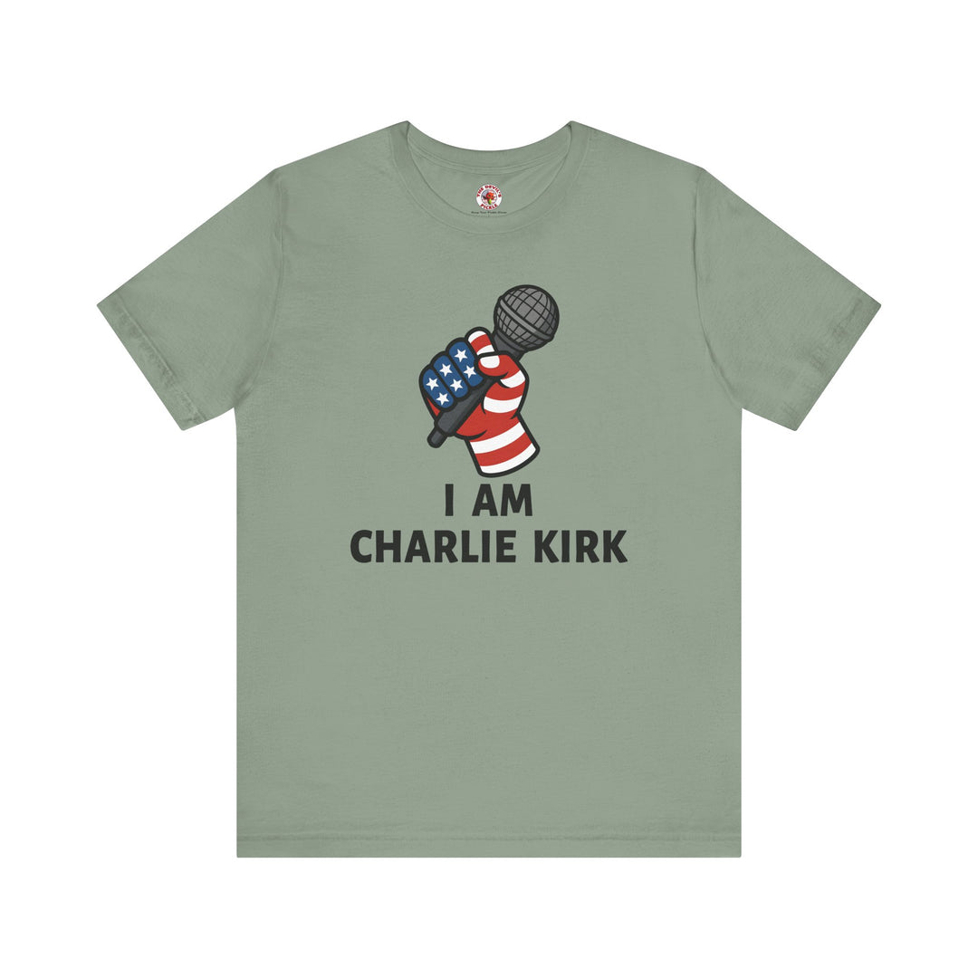 Charlie Kirk Mic T-Shirt