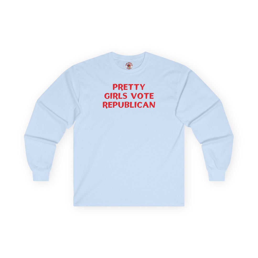 Pretty Girls Vote Republican Long Sleeve Tee