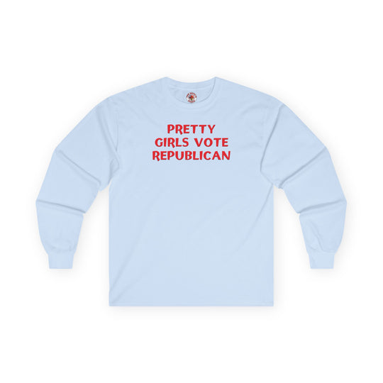 Pretty Girls Vote Republican Long Sleeve Tee