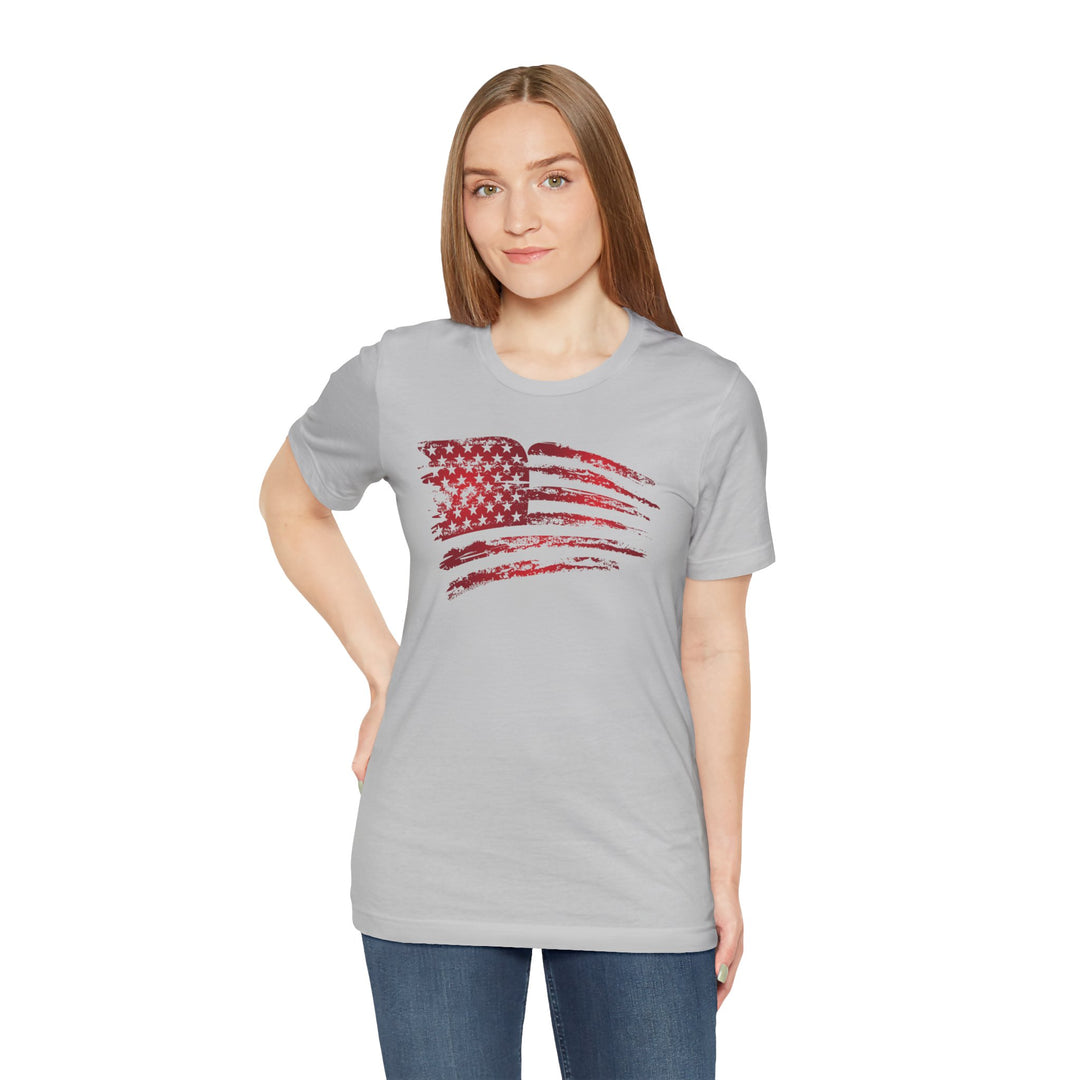 Red American Flag T-Shirt