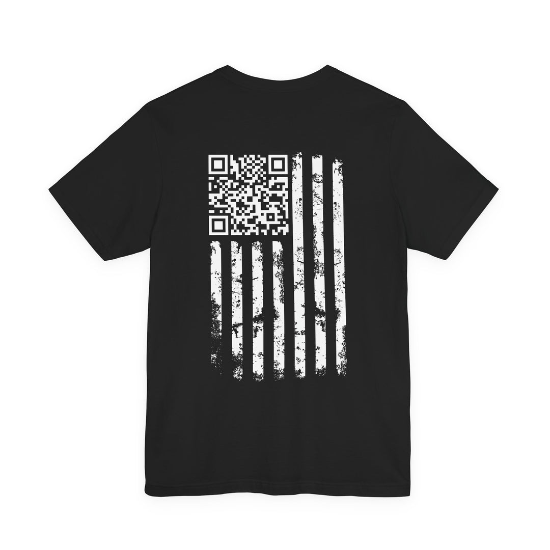 American Flag QR Code T-Shirt