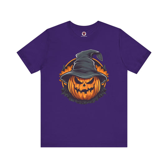 Scary Witch Pumpkin Halloween T-Shirt