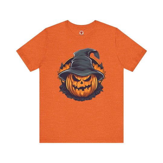 Scary Witch Pumpkin Halloween T-Shirt