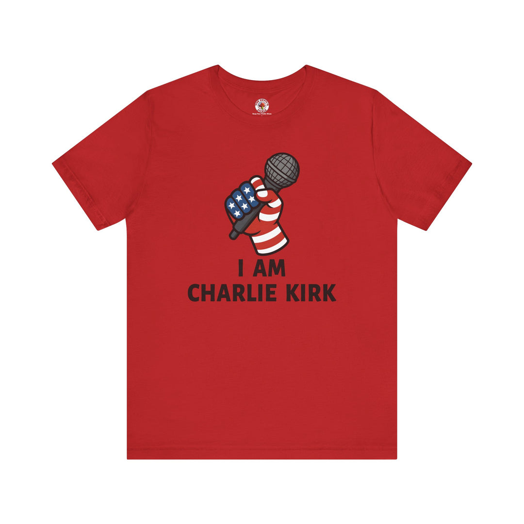 Charlie Kirk Mic T-Shirt